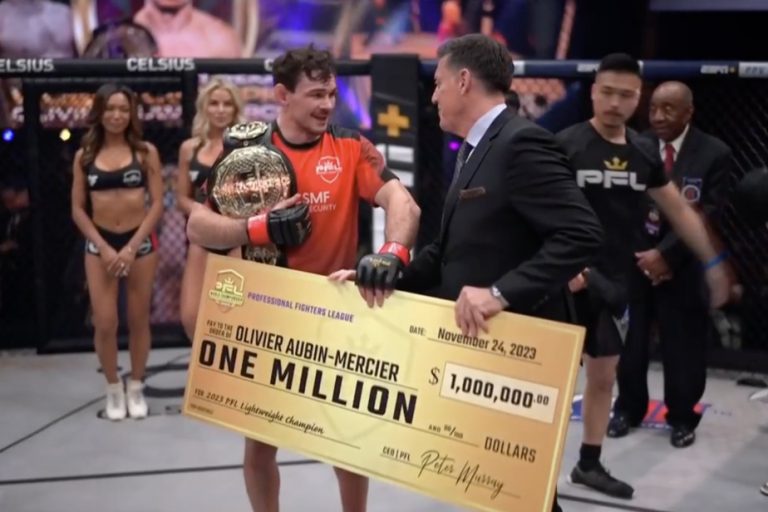 Mixed martial arts |  Olivier Aubin-Mercier new champion