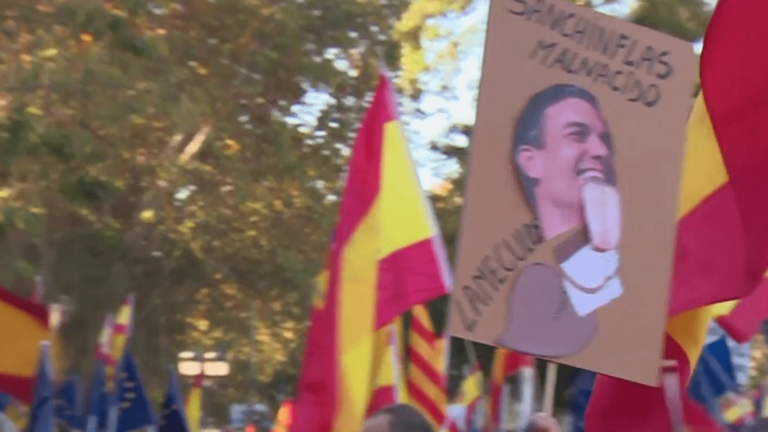 Pedro Sanchez reappoints, the right and the extreme right in the streets