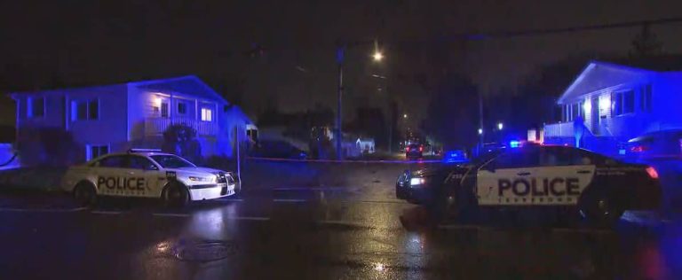 Police operation after the death of a child in Bois-des-Filion