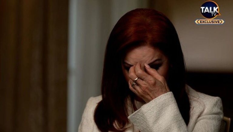 Priscilla Presley breaks down in tears as she admits her late daughter Lisa Marie was ‘suicidal’ months before her death