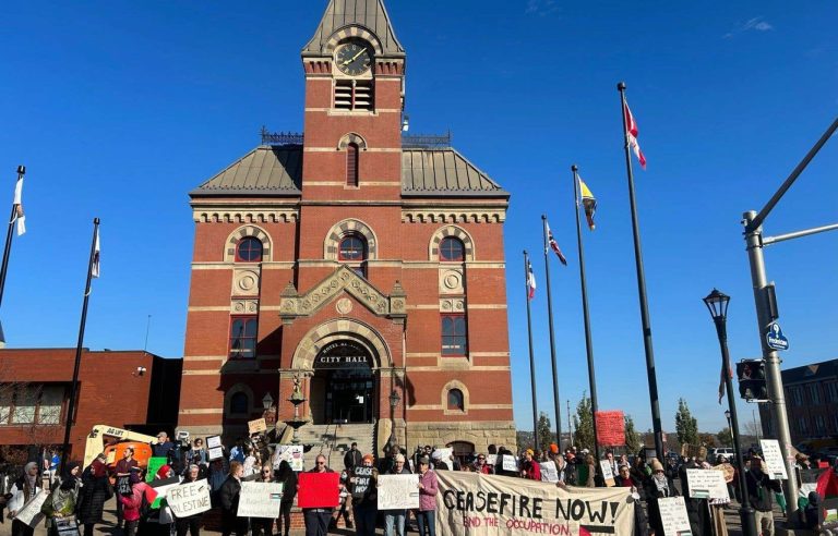 Protesters take to the streets across Canada in support of the people of Gaza