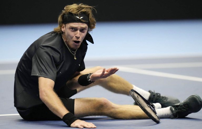 Rublev loses to Alcaraz at ATP Finals