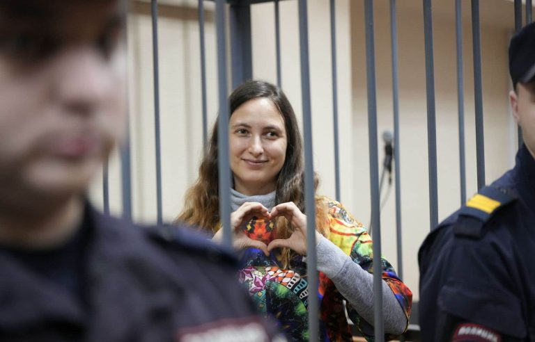 Russian artist Alexandra Skochilenko was sentenced to 7 years in prison and claims she is not a terrorist, but a pacifist