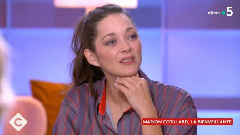 “Sometimes, things go crazy”, Marion Cotillard reveals herself as rarely in “C à vous”