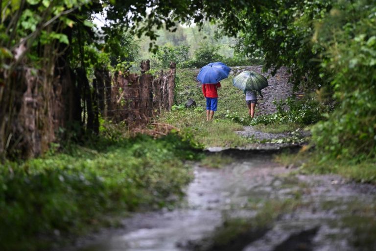 Storm Pilar still waters Central America