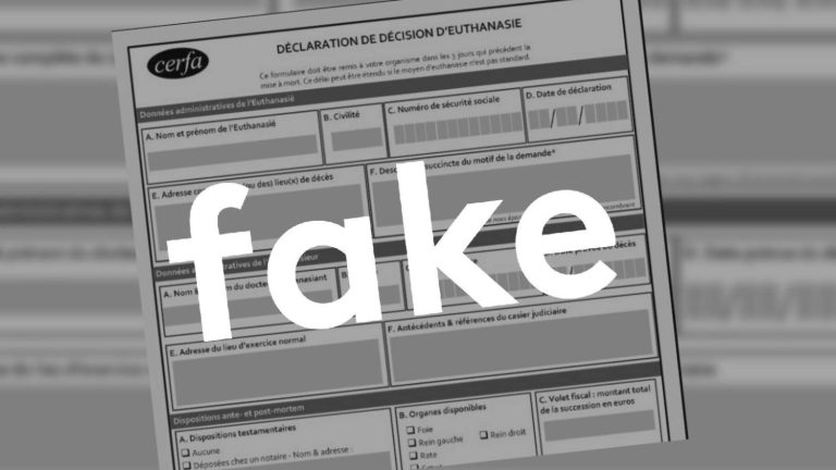 TRUE OR FALSE.  Can we really fill out a Cerfa “euthanasia decision declaration”?