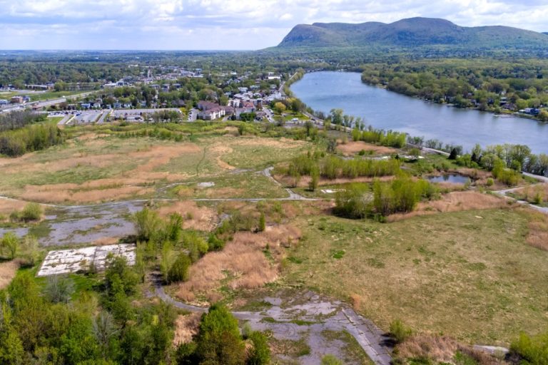 Temporary path for the Northvolt factory |  Pedestrians and cyclists’ turn, known as Saint-Basile-le-Grand