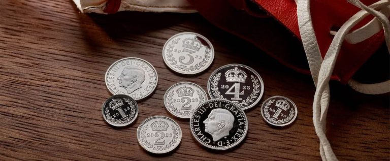 The first coins featuring King Charles struck on Tuesday