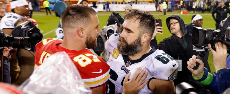 Travis Kelce loses to his brother in a replay of the last Super Bowl