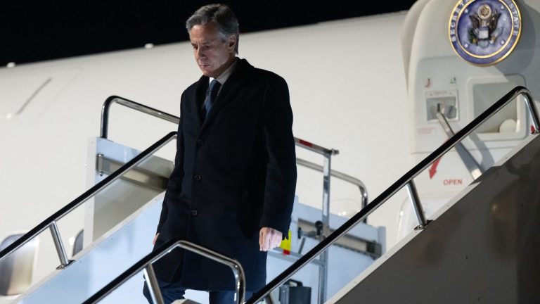 US Secretary of State Antony Blinken arrived in Tel Aviv to press truce