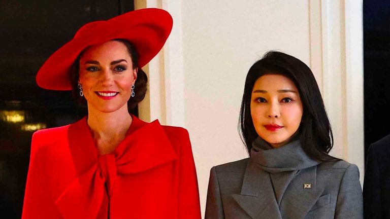 Who is Kim Keon-hee, the first lady of Korea royally welcomed by Kate Middleton?