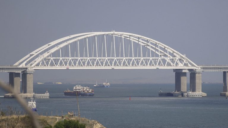 kyiv strikes shipyard in Russian-occupied Crimea