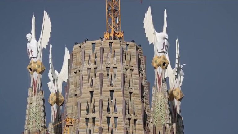 the construction of the Sagrada Familia almost finished