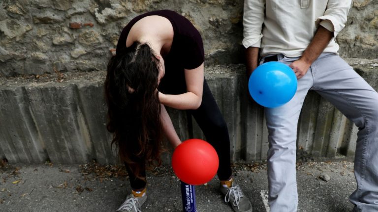 the consumption of nitrous oxide at the heart of a campaign aimed at young people