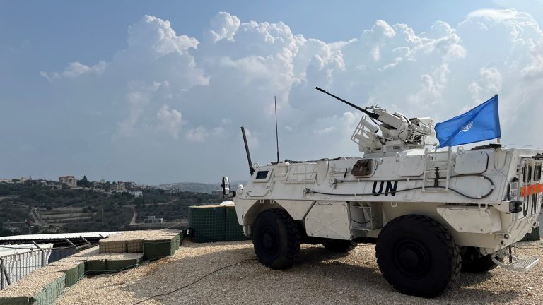 the delicate mission of French peacekeepers on the border between Lebanon and Israel