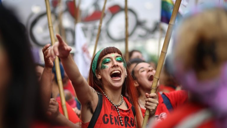 women’s rights defenders “on alert” after the election of President Javier Milei