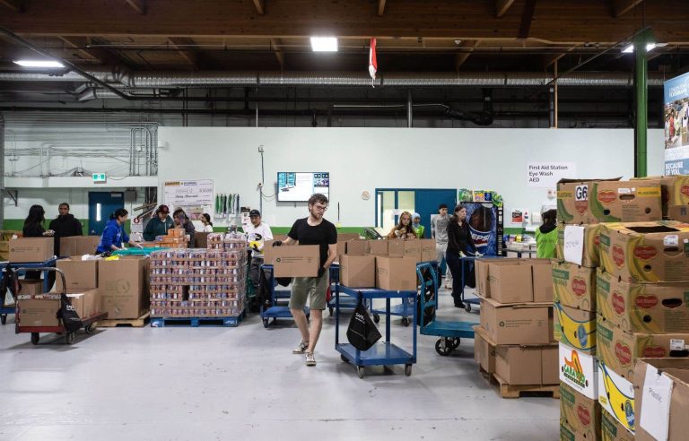 Food banks were heavily used in December