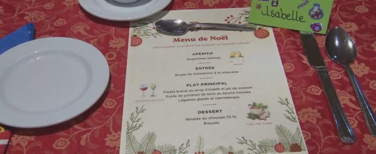 A Christmas dinner to break the isolation of seniors