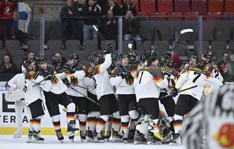 After 25 straight losses, Germany beats Finland at the World Junior Hockey Championship