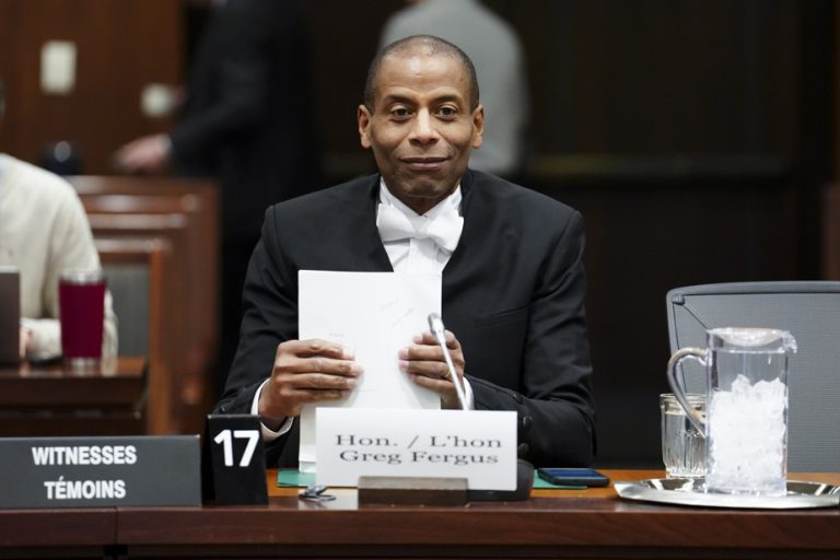 Appearance in a partisan event |  Financial sanction recommended against Greg Fergus