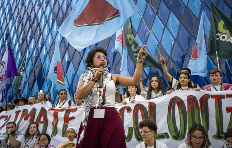 At COP28, demonstrators demand a ceasefire for Gaza