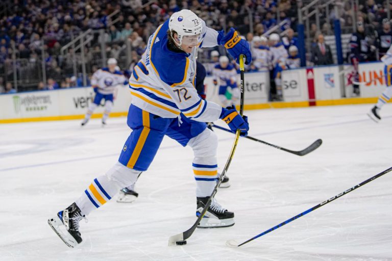 Buffalo Sabers |  Tage Thompson sidelined for personal reasons