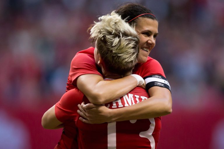 Canadian National Team |  Sophie Schmidt prepares to say goodbye alongside Christine Sinclair