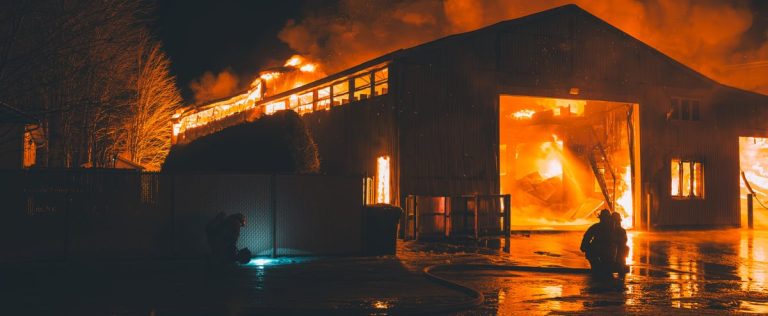 Centre-du-Québec: a violent fire destroys a Rona warehouse in Wickham