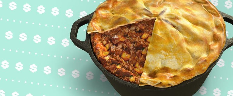 Christmas meal: preparing a pie costs 32% more than four years ago