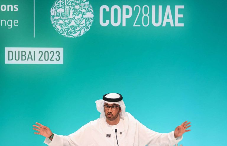 Emirati president of COP28 repeats “respect science”