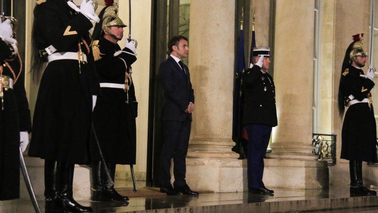 Emmanuel Macron attends the lighting of a candle for the Jewish festival of Hanukkah at the Elysée, elected officials denounce an attack on secularism