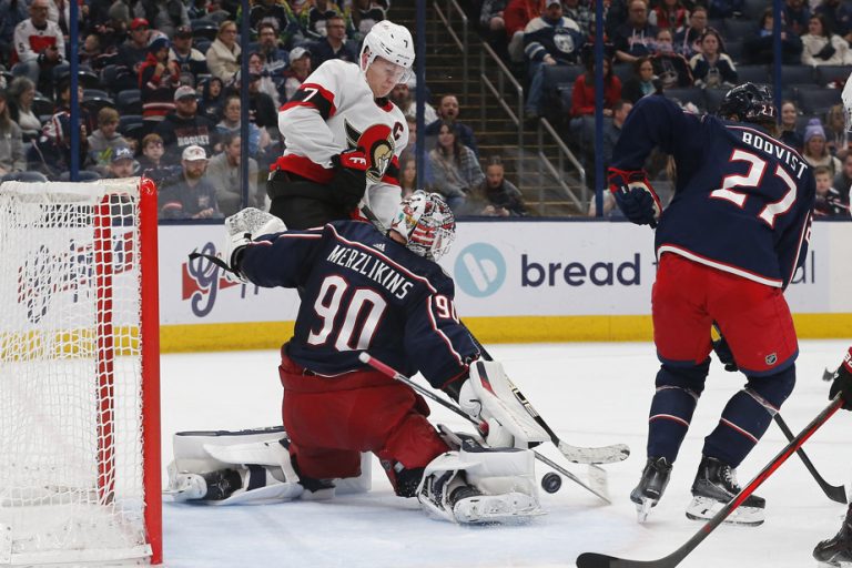 Friday Night in the NHL |  Merzlikins stops 41 shots in Blue Jackets win