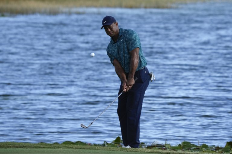 Global Hero Challenge in the Bahamas |  Tiger Woods in 15th place