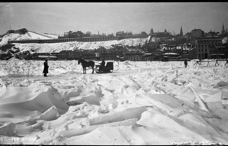 History and ice bridge, ice party