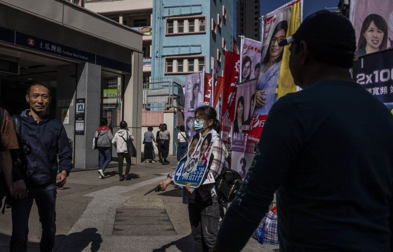 In Hong Kong, historically low participation in local elections reserved for “patriots”