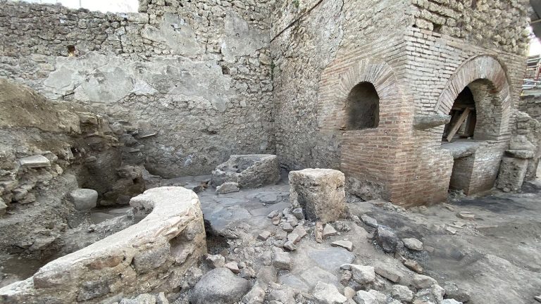 In Pompei, a “prison bakery” unearthed on the site of the ancient city