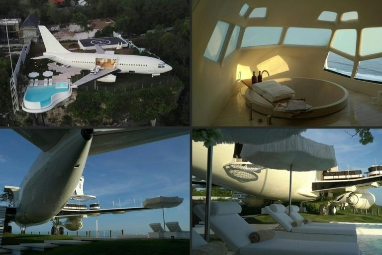 Indonesia |  A plane transformed into a luxury villa in Bali