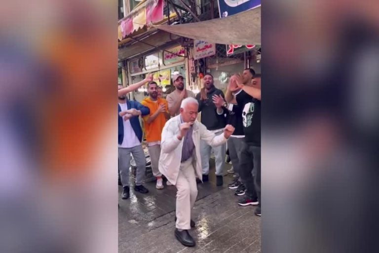 Iran |  A septuagenarian dancing in public causes a sensation and creates controversy