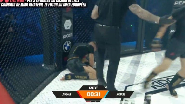 Jordan Faelens ex-Ch’tis candidate knocked out by a rapper in an MMA fight