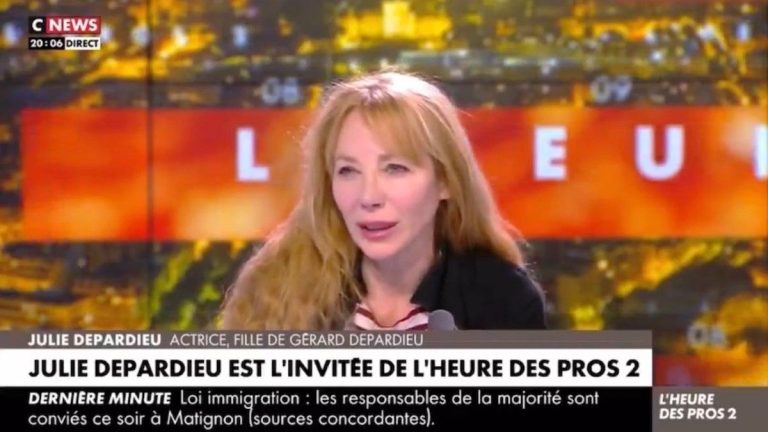 Julie Depardieu reacts once again and denounces “an unprecedented manhunt for a guy we loved”