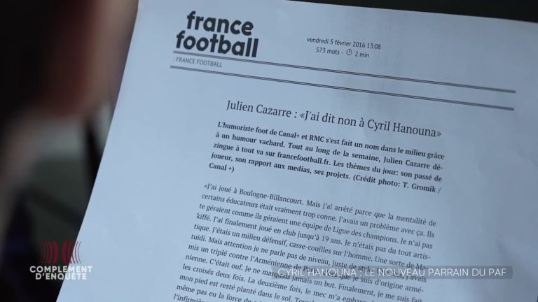 Julien Cazarre claims to have been “threatened physically, violently” after refusing to work with Cyril Hanouna