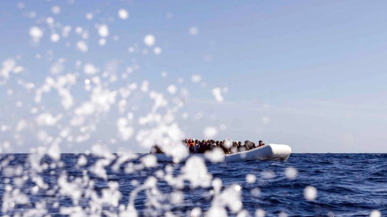 More than 60 migrants missing and presumed dead after boat capsized off Libya