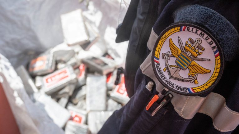 More than five tons of cocaine seized by the French navy in the Gulf of Guinea