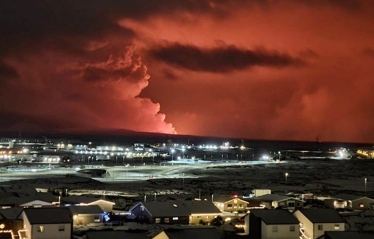 New volcanic eruption in Iceland