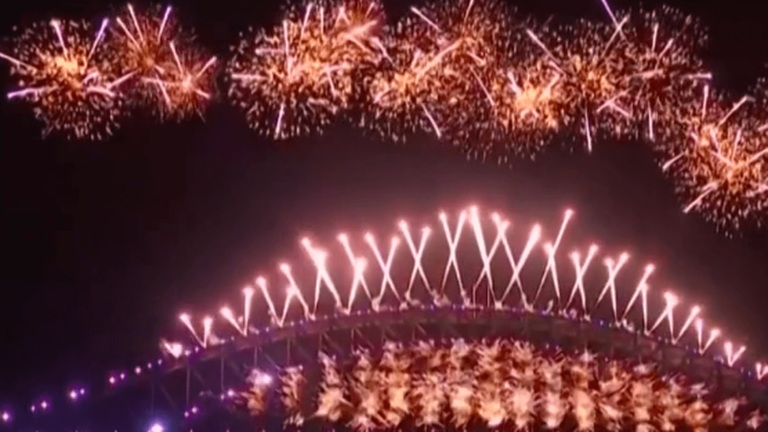 Pacific countries celebrate the arrival of the new year