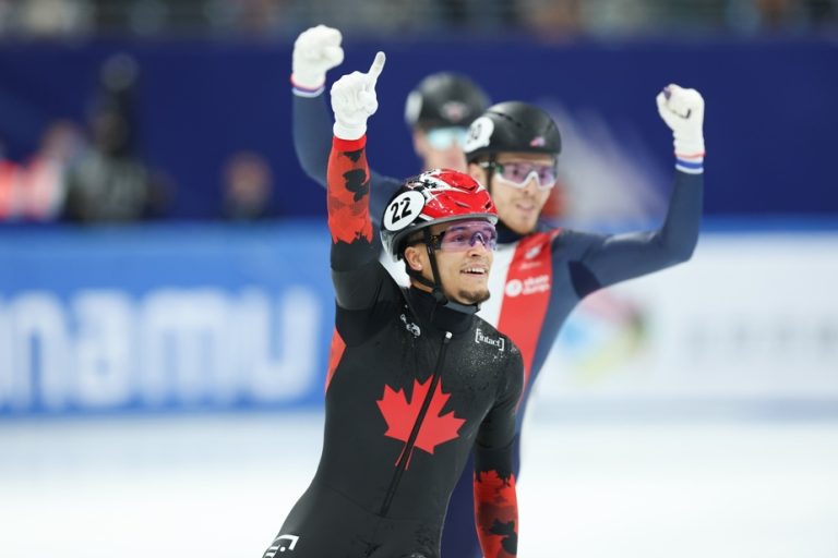 Short track speed skating |  Jordan Pierre-Gilles adds two gold medals in Beijing