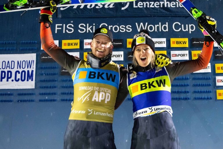 Ski Cross World Cup |  A double for the Schmidt family in Arosa