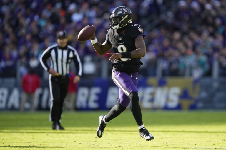 Sunday in the NFL |  Lamar Jackson shines and the Ravens crush the Dolphins