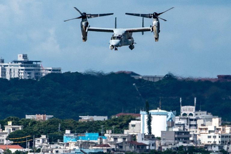 The US military bans the flight of its Osprey aircraft after a series of accidents