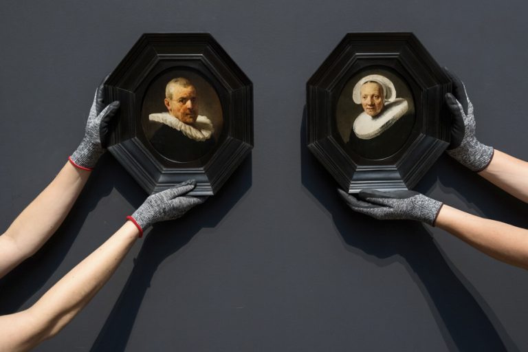 Two small portraits signed Rembrandt reappear after 200 years